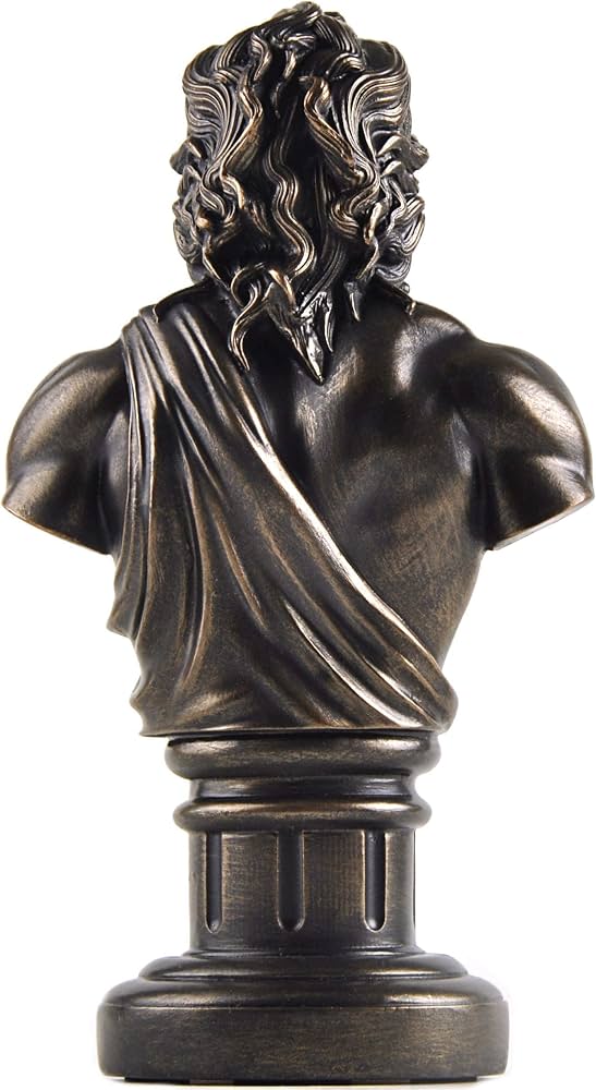 Amazon.co.jp: Zeus ギリシャ神 胸像 置物 ギリシャ神話 装飾ギフト